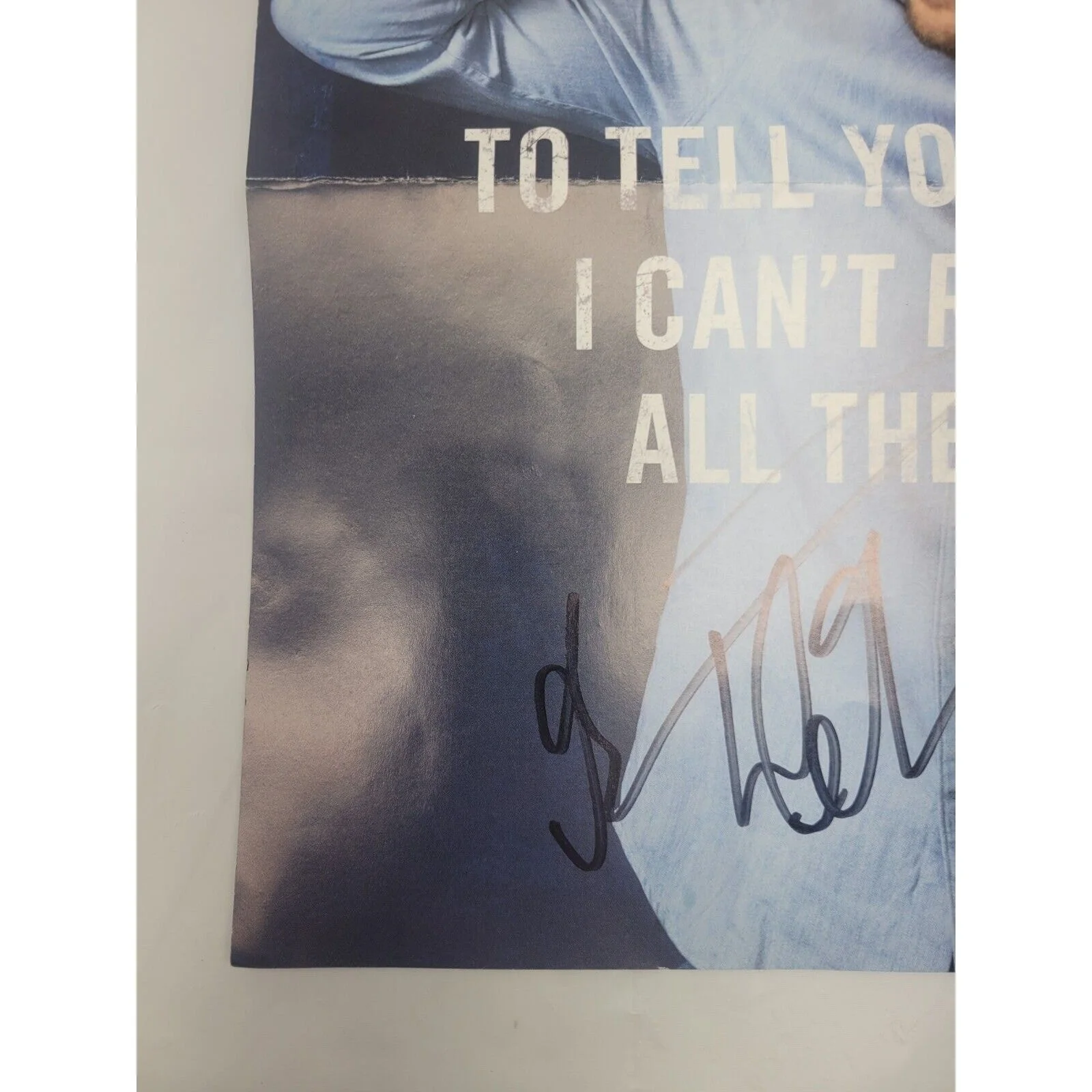 Gavin DeGraw Autograph Signed 12x12 Photo Something Worth Saving Album Poster, изображение 4