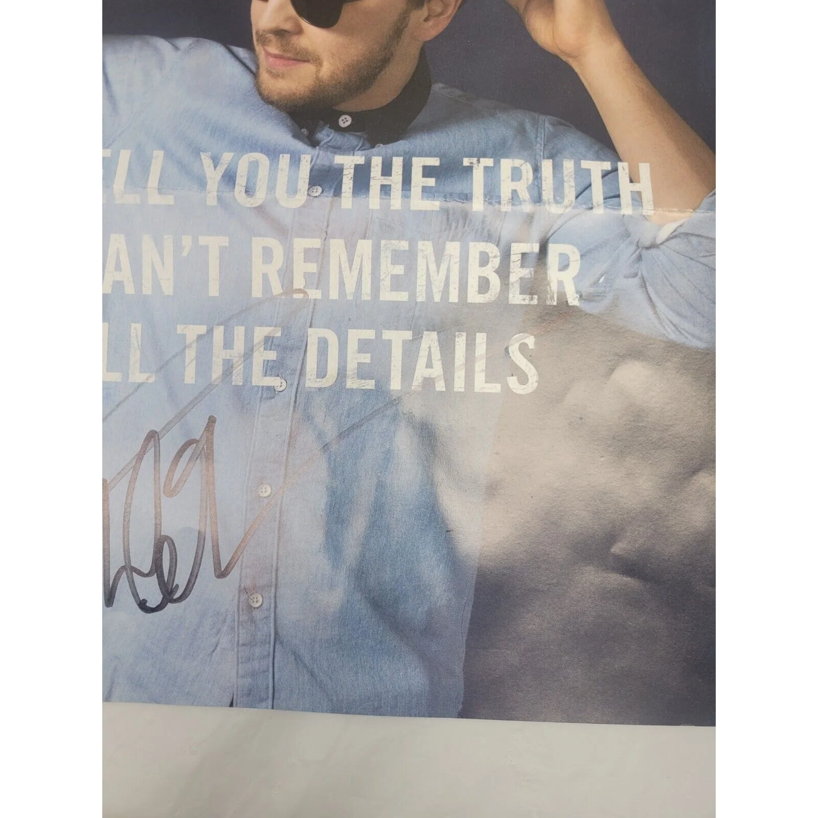 Gavin DeGraw Autograph Signed 12x12 Photo Something Worth Saving Album Poster, изображение 5