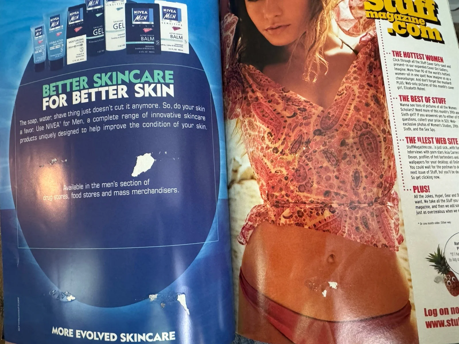 Elisabeth Rohm — Signed Stuff Magazine June 2002 Elisabeth Rohm Personalized to Elaine JSA, image 2