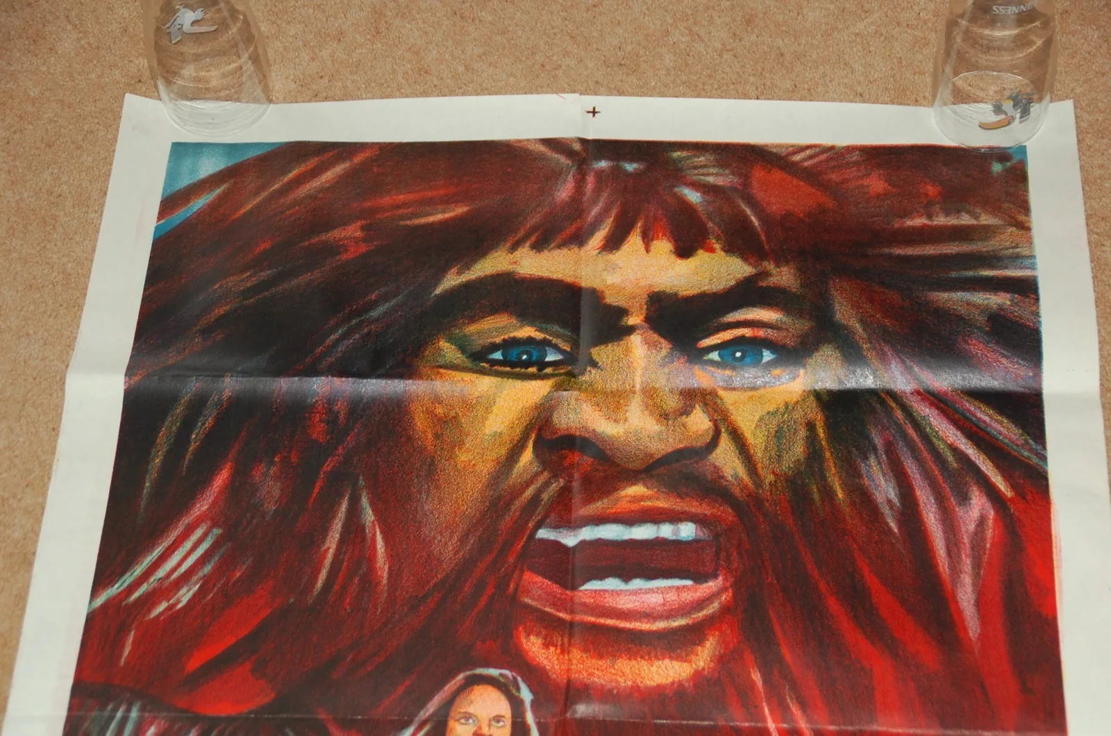 YETI: GIANT OF THE 20TH CENTURY (1977) - ORIG. EGYPTIAN 1-SHT POSTER - FINE COND, изображение 2