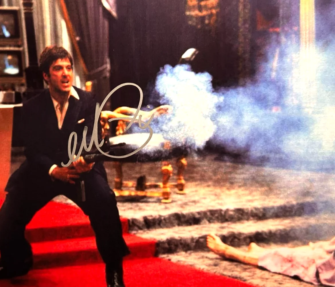 AL PACINO — AL PACINO Signed 8x10" (SCARFACE: Tony Montana) Authentic Autograph w/COA, изображение 3