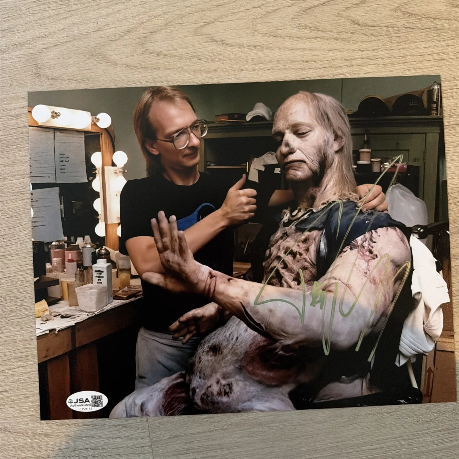 Ted Raimi signed Evil Dead 8x10 JSA Authenticated Autograph, image 2