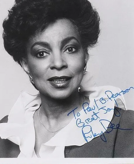 RUDY DEE — RUBY DEE ACTRESS ' DO THE RIGHT THINGS" SIGNED AUTOGRAPHED PHOTO 8X10, image 2