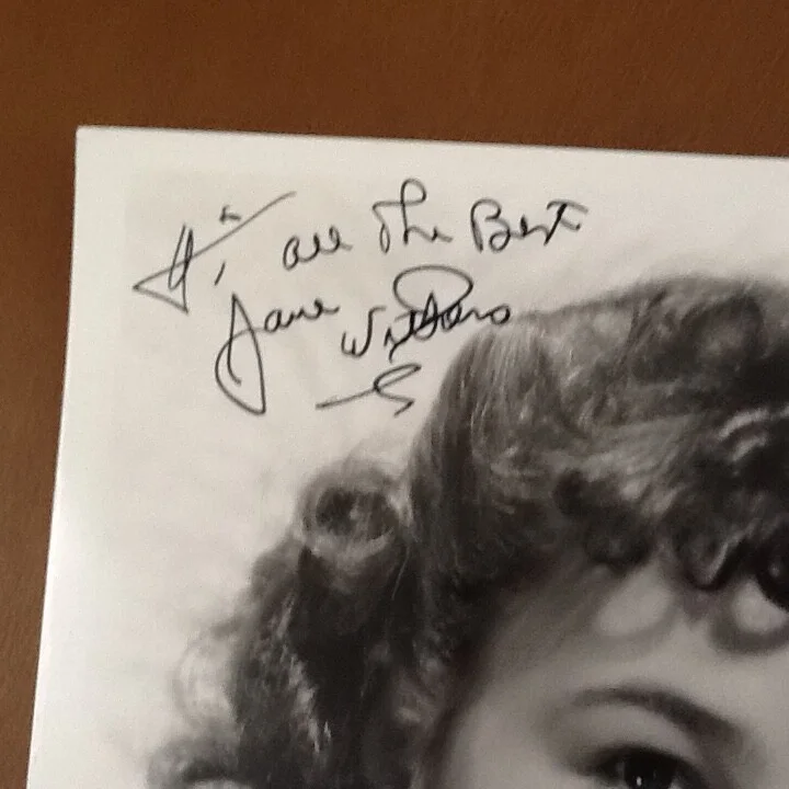 Jane Withers SIGNED Photo 30s Movie TV Child Actress Comedy Bright Eyes Cute, изображение 3