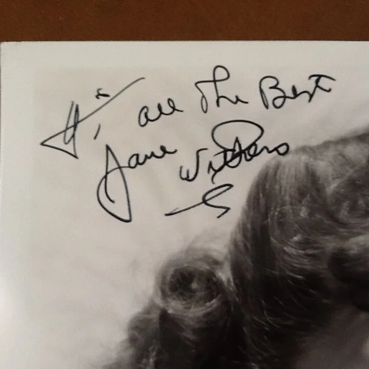 Jane Withers SIGNED Photo 30s Movie TV Child Actress Comedy Bright Eyes Cute, изображение 4