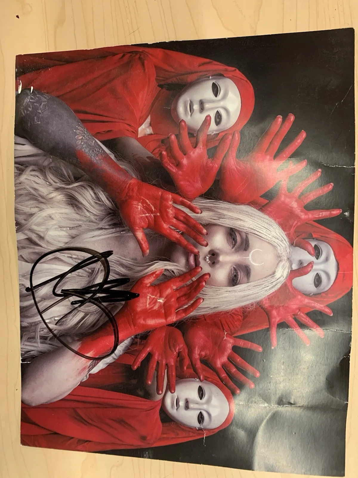 In This Moment Autographed Original 8x10 Band Photo with Branded Pouch, image 2