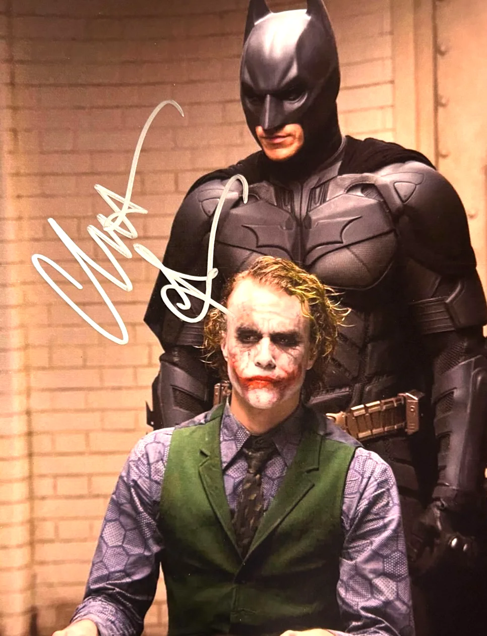 Christian Bale — CHRISTIAN BALE Signed: DARK KNIGHT 8x10" Authentic Original Autograph w/COA, image 3
