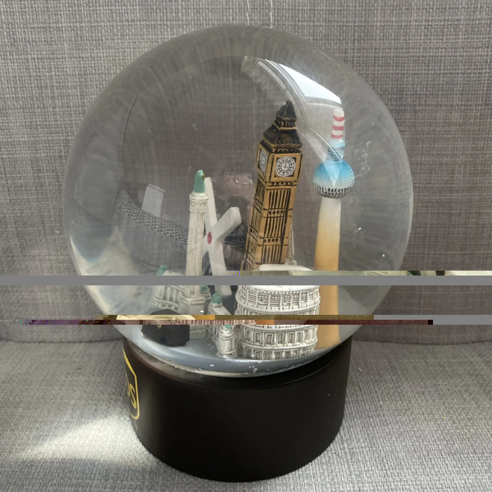Promotional Advertising Snow Globe United Parcel Service UPS Parcel Delivery, image 2