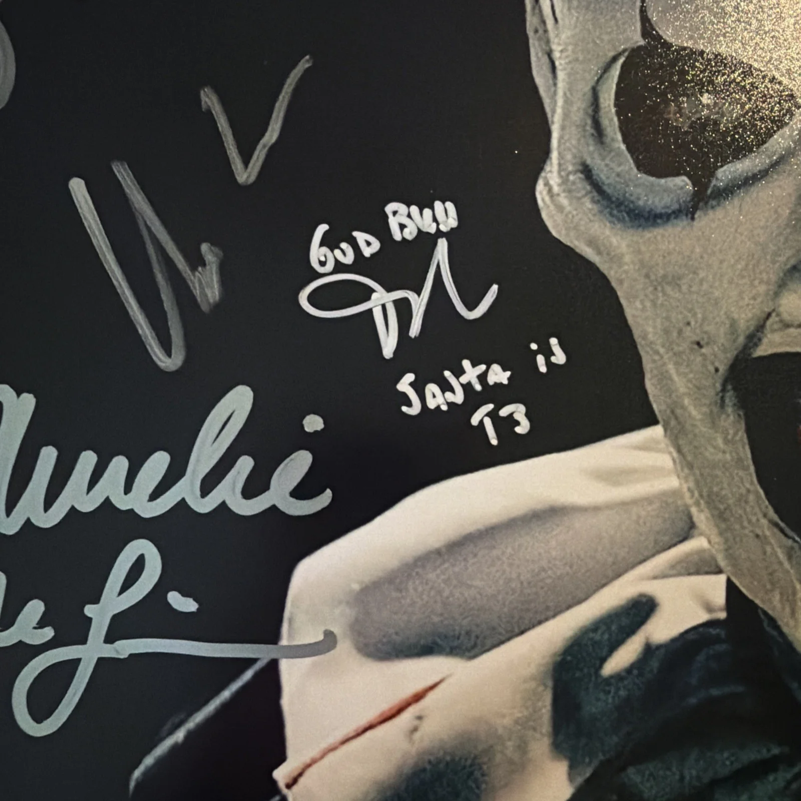 Terrifier cast signed 11x14 JSA signed by 9 David Howard Thornton Autograph, image 5