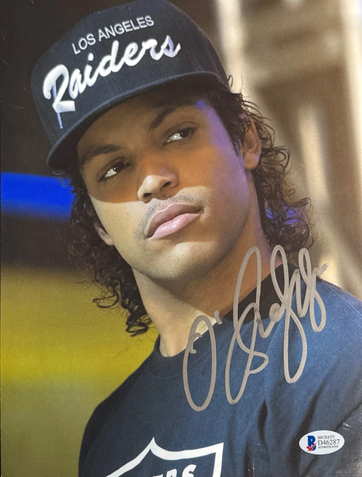 O'Shea Jackson Jr — O'shea Jackson Jr Signed 8x10 Straight Outta Compton Photo BAS D46287, image 2