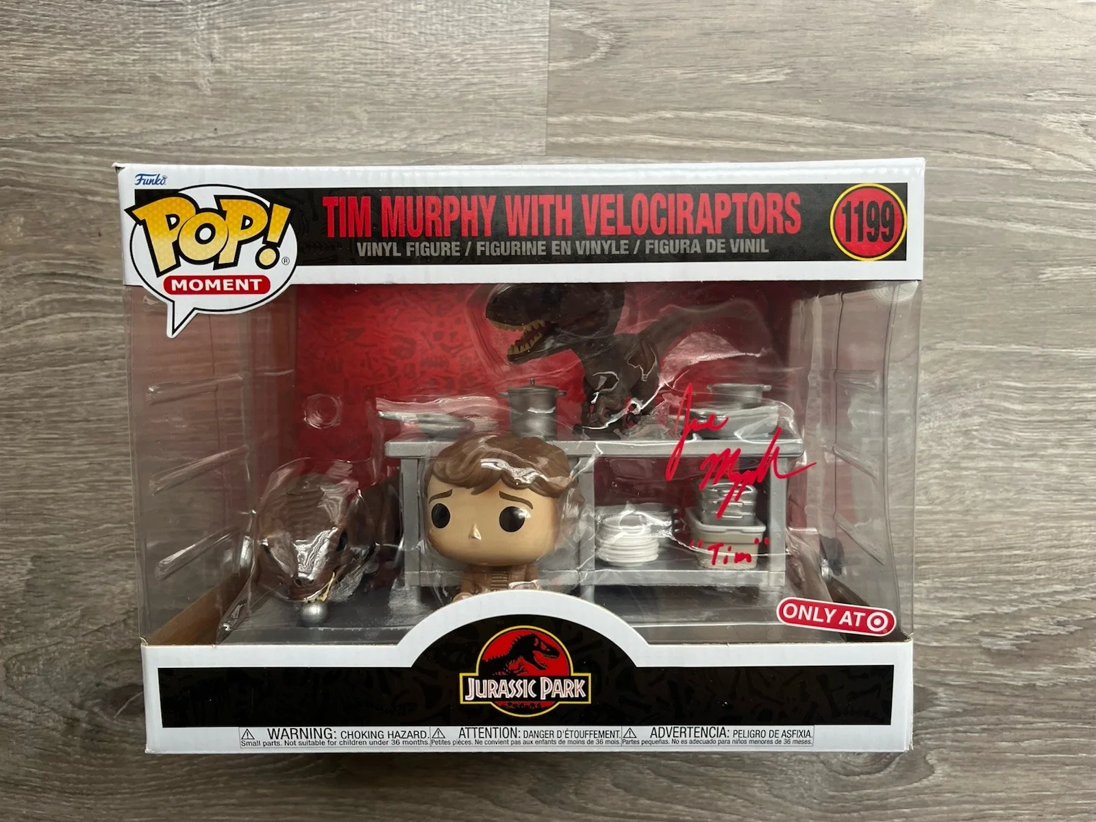 Joseph Mazzello — Joseph Mazzello Signed Jurassic Park Funko Pop Beckett COA Tim Murphy 1199 Joe, изображение 2