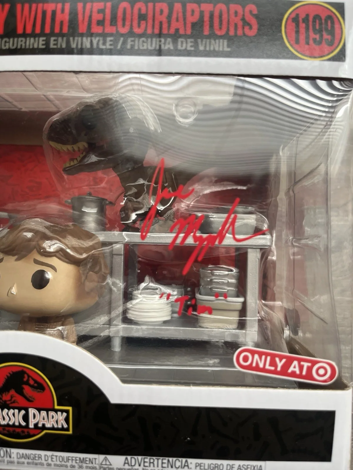 Joseph Mazzello — Joseph Mazzello Signed Jurassic Park Funko Pop Beckett COA Tim Murphy 1199 Joe, изображение 4