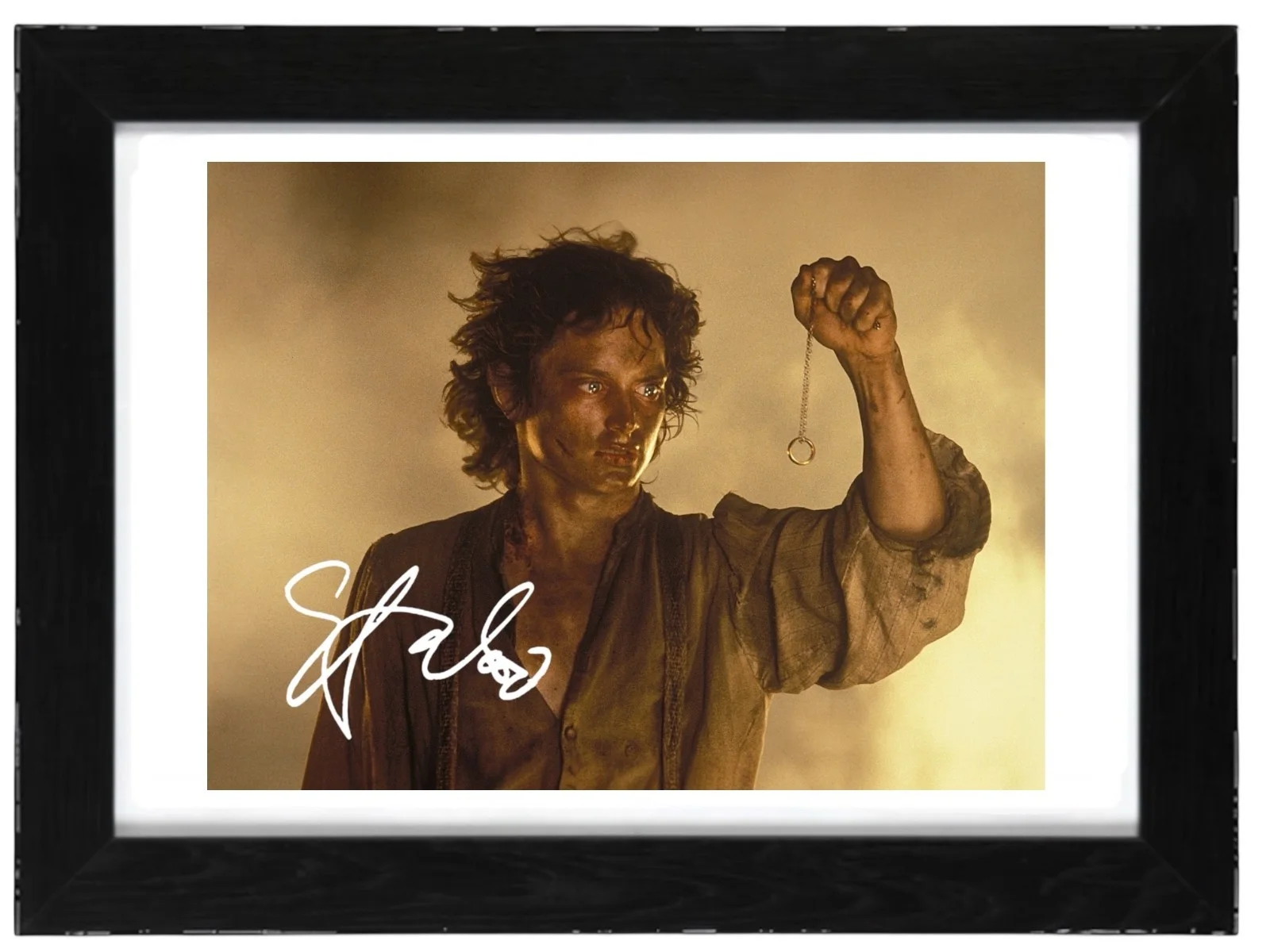 Elijah Wood Signed Autograph PHOTO Pre Print / Framed LOTR, изображение 2