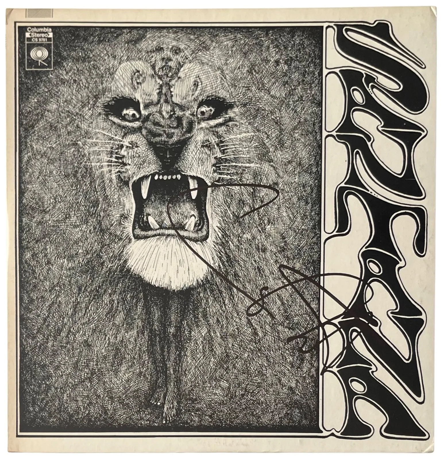 Carlos Santana Signed Self-Titled (1969) Vinyl Record JSA COA CM74677, изображение 2
