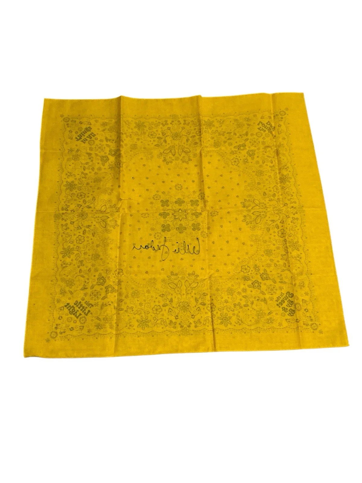 Leslie Jordan Signed Autographed Company's Coming Bandana Will & Grace, image 2
