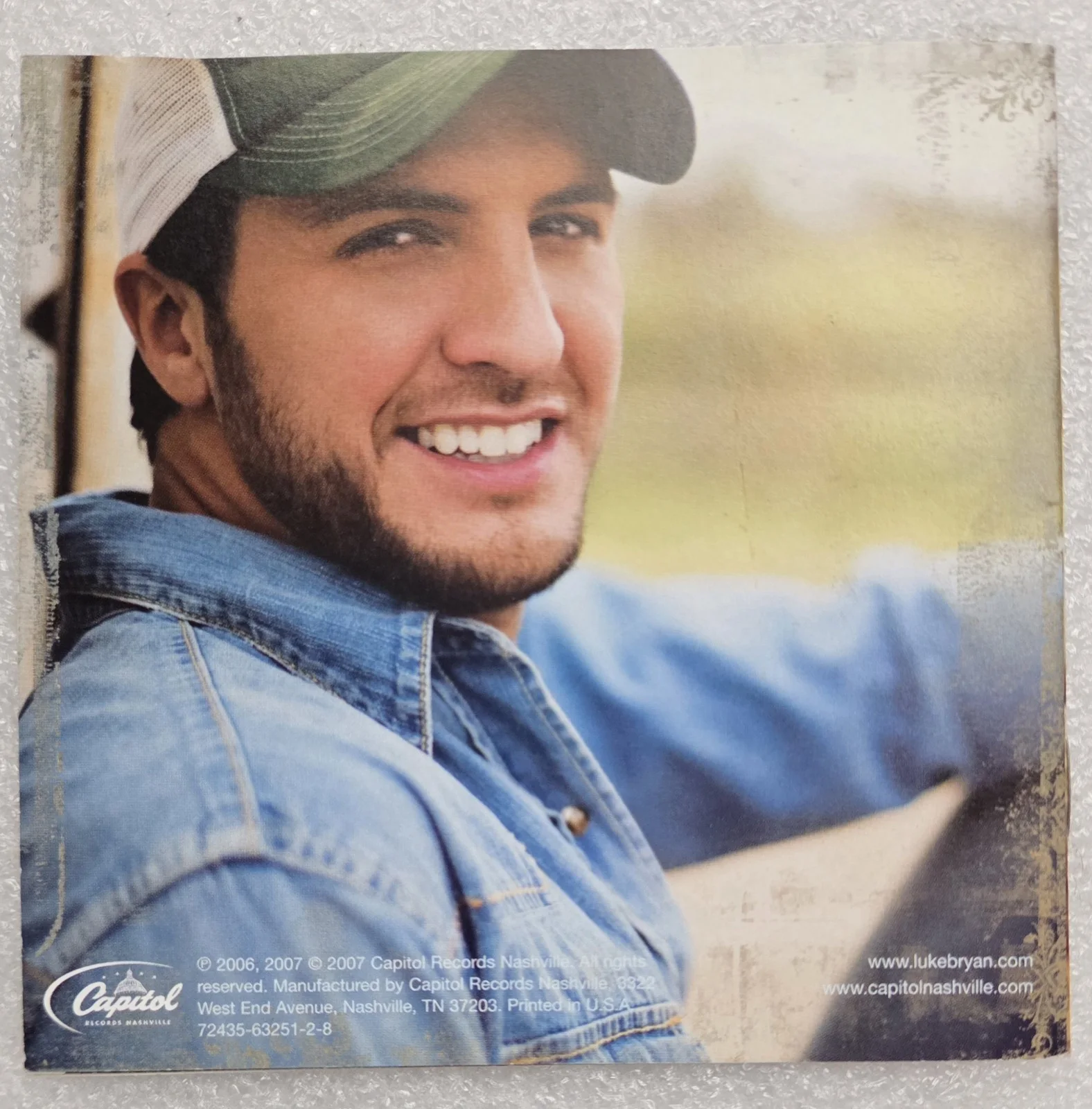 LUKE BRYAN SIGNED CD BOOKLET AUTOGRAPHED I'LL STAY ME COUNTY MUSIC SINGER NO CD, изображение 3
