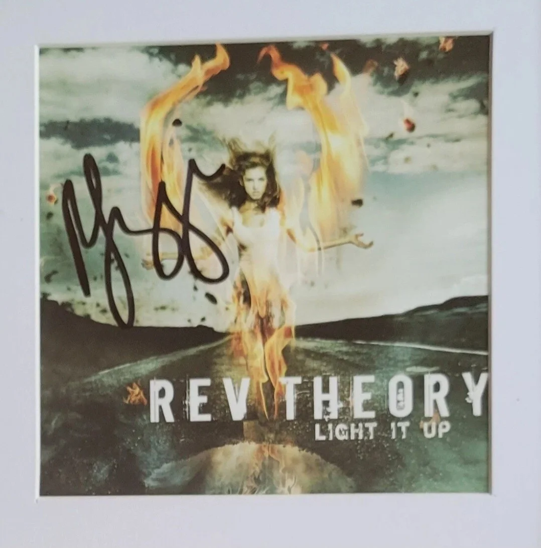 RICH LUZZI REV THEORY BAS BECKETT COA SIGNED CD DISPLAY AUTOGRAPHED ROCK MUSIC, изображение 2