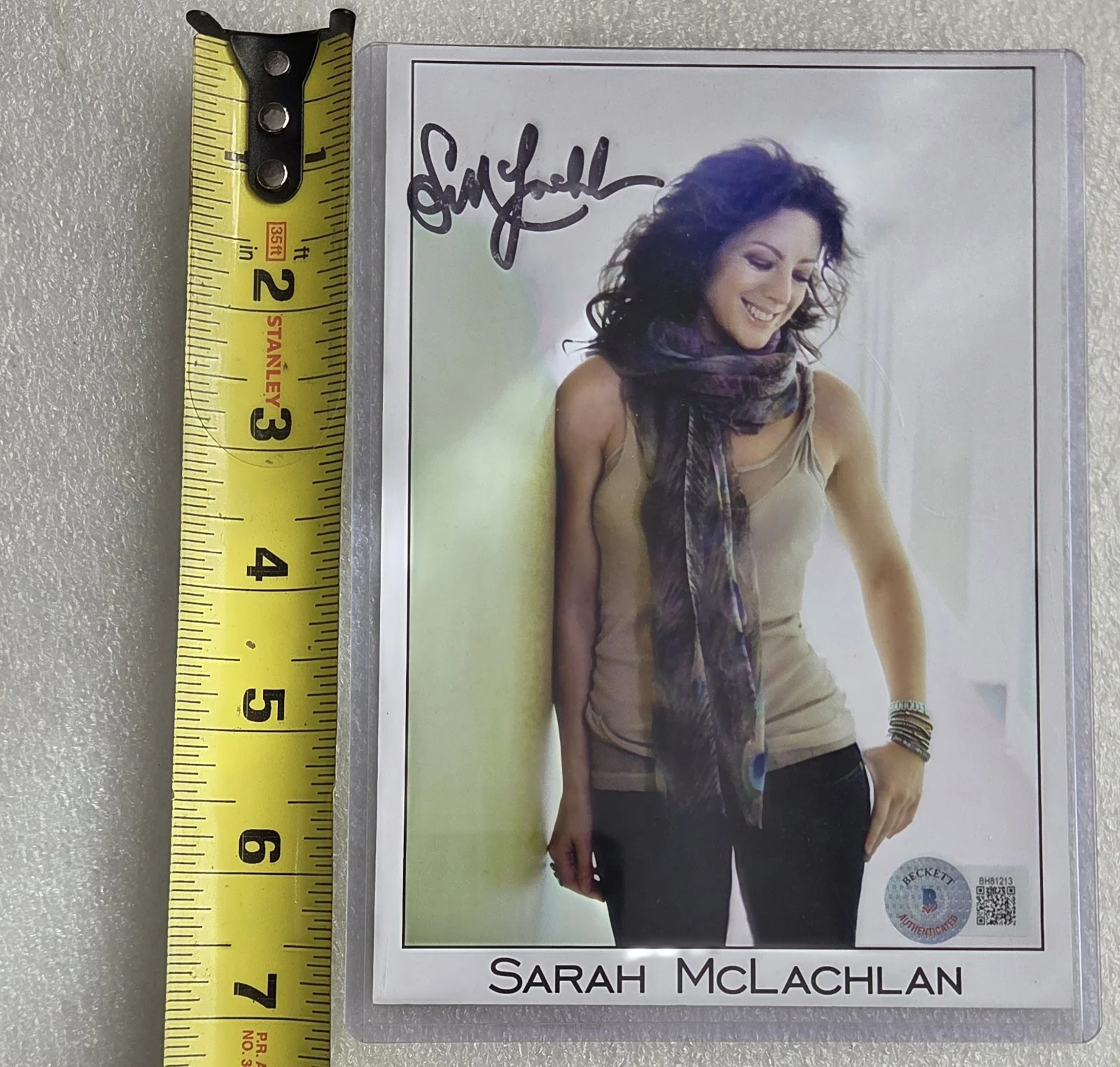 SARAH MCLACHLAN BAS BECKETT COA SIGNED 5X7 PHOTO AUTOGRAPHED POP MUSIC SINGER, image 4