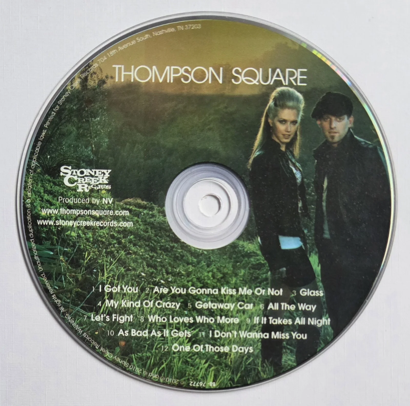 THOMPSON SQUARE BAS BECKETT COA SIGNED CD DISPLAY AUTOGRAPHED GIFT PRESENT MUSIC, image 4