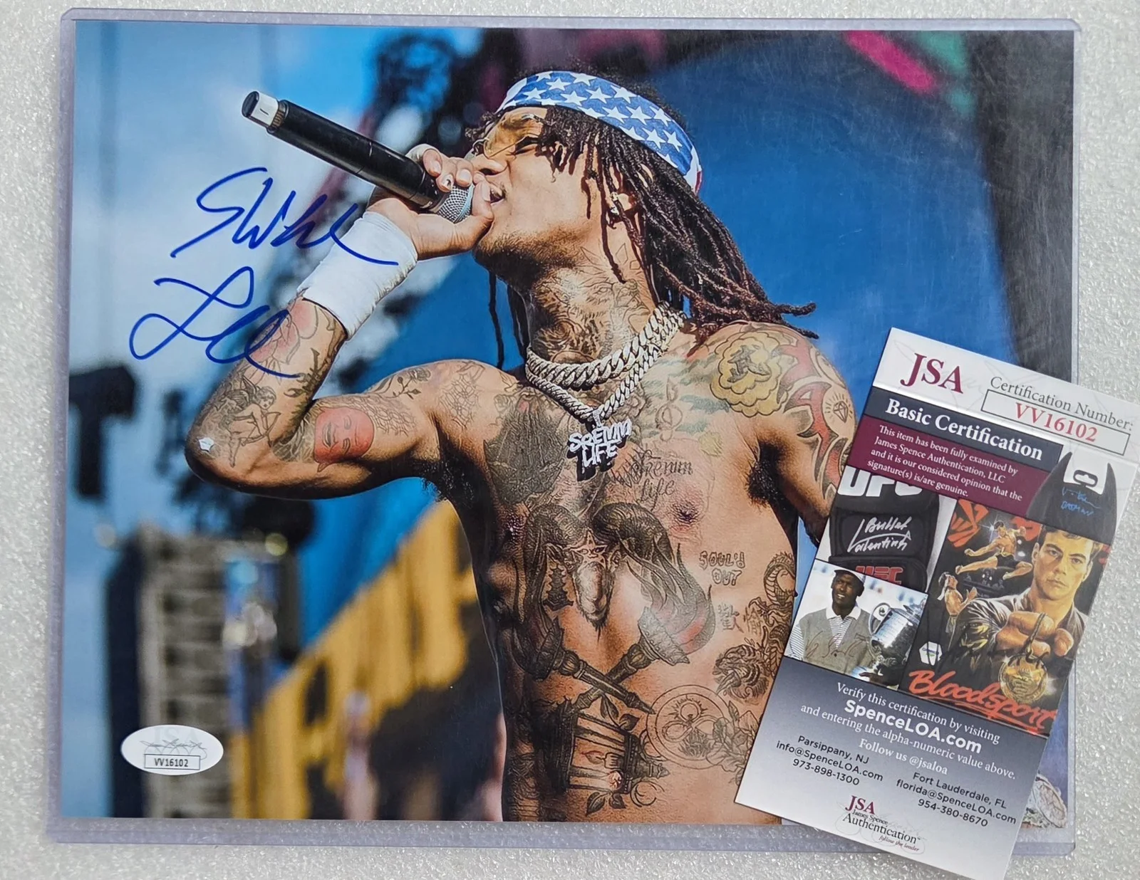 SWAE LEE SIGNED 8X10 PHOTO JSA AUTHENTICATION CERTIFIED COA RAPPER RAP MUSIC, image 2