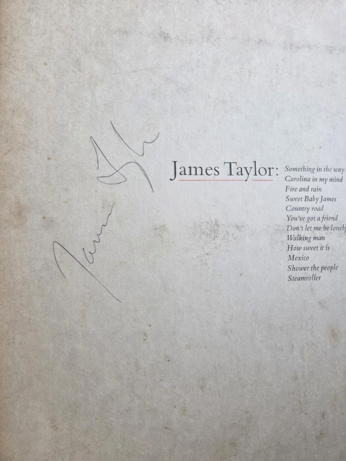 JAMES TAYLOR BAS BECKETT COA SIGNED RECORD AUTOGRAPHED GREATEST HITS ALBUM, изображение 5