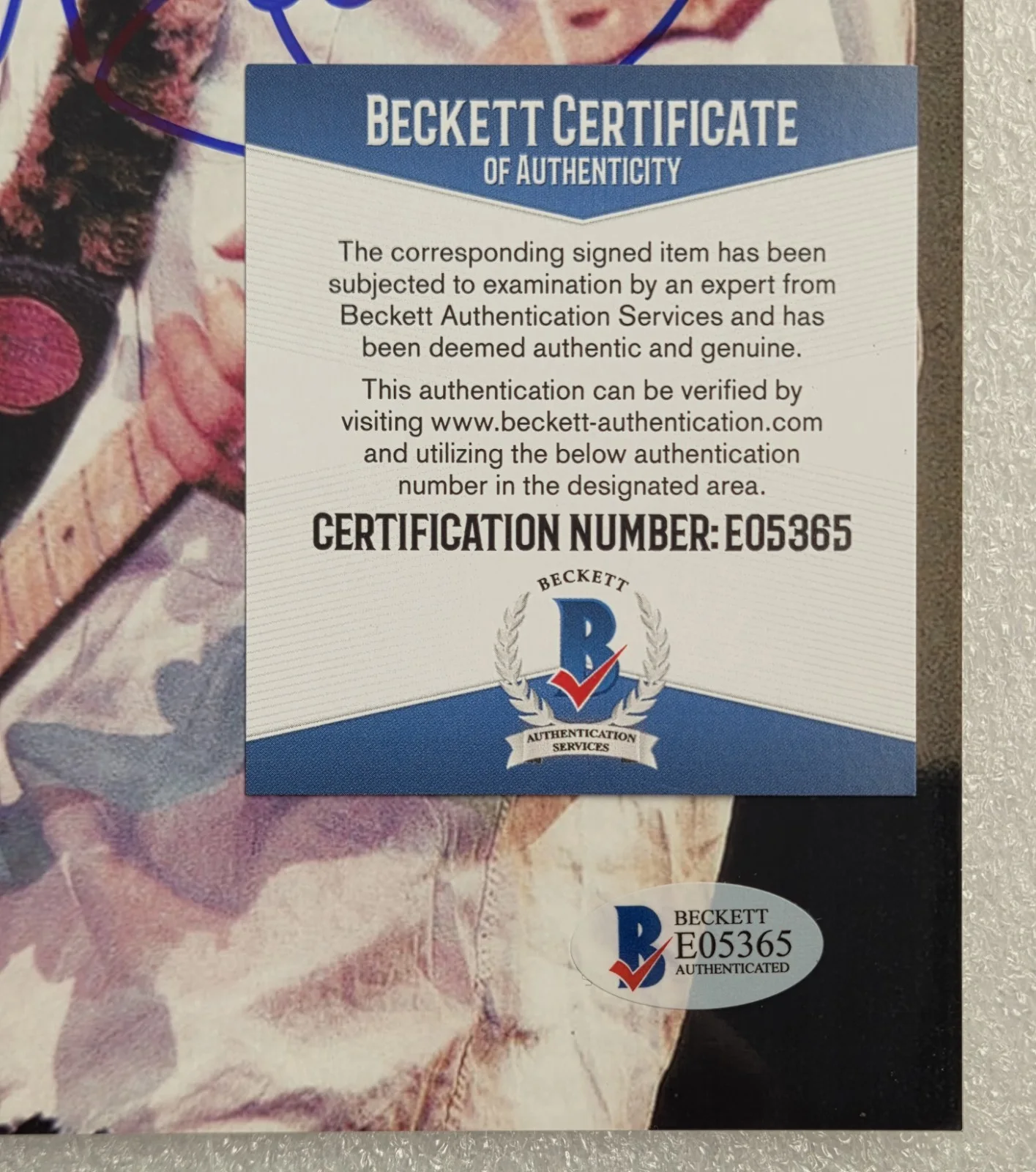 GAVIN ROSSDALE BAS BECKETT COA SIGNED AUTOGRAPHED BUSH BAND ROCK MUSIC SINGER, изображение 3