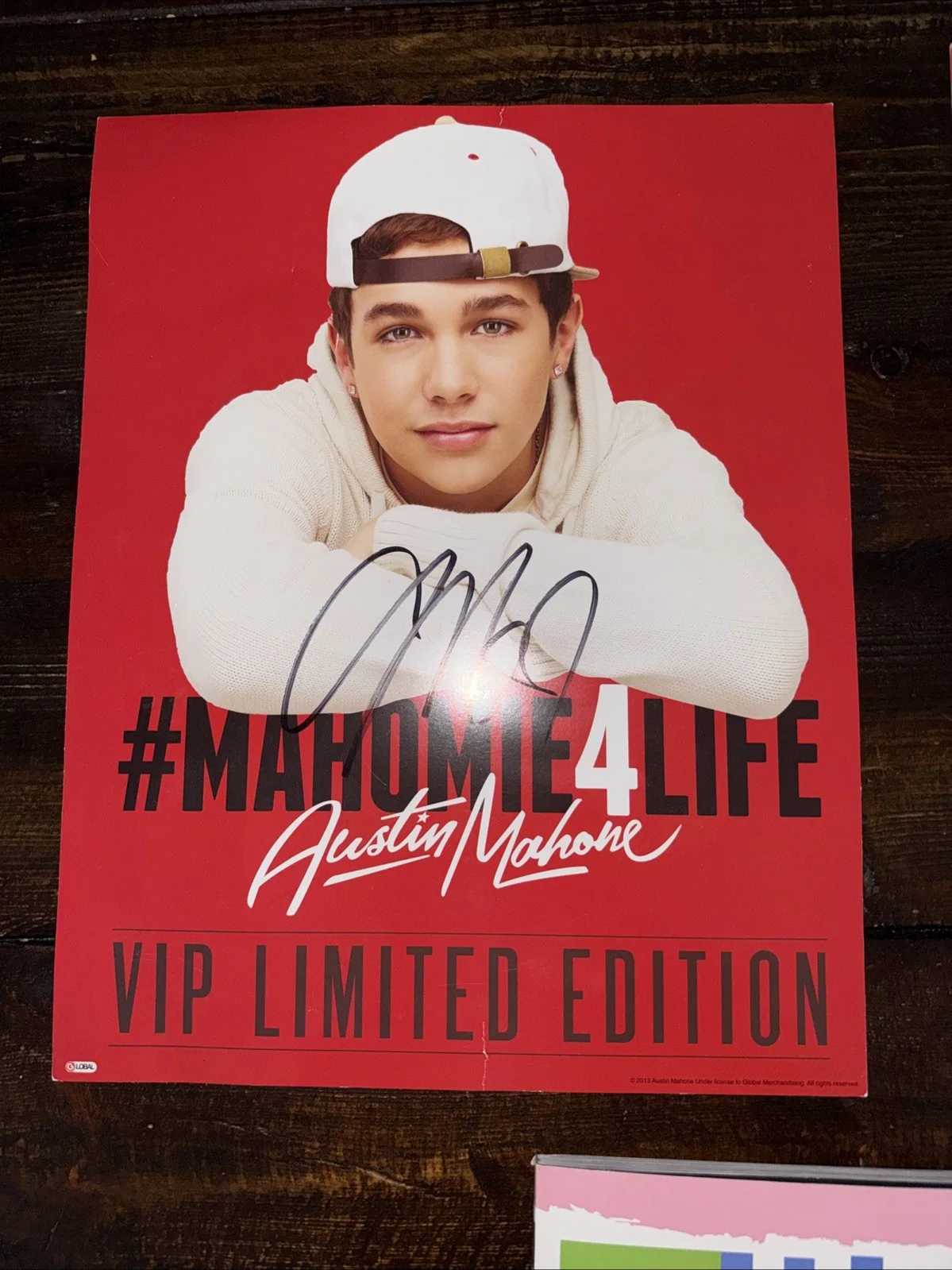 Austin Mahone 2 Signed Posters And Book, image 5