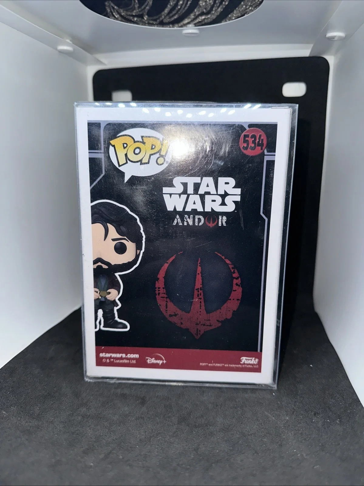 Diego Luna — Diego Luna Signed Cassian Andor Funko Pop #534 Limited Edition COA Proof Photo, image 4