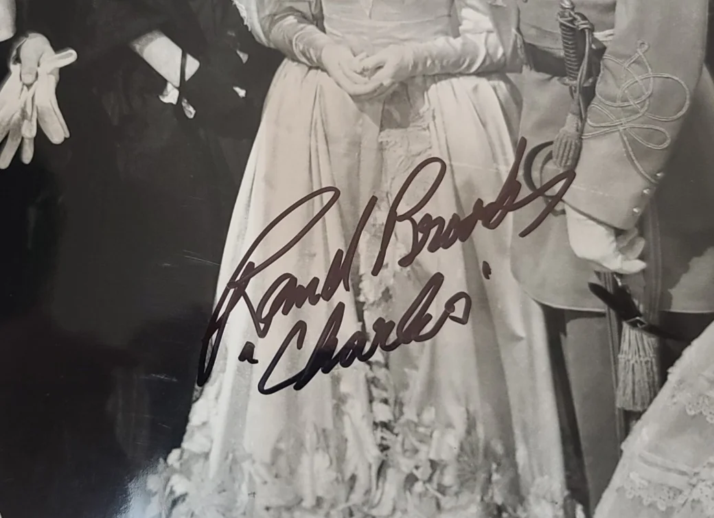 8x10 Photos Hand SIGNED ANN RUTHERFORD & RAND BROOKS Gone with The Wind GWTW, изображение 3