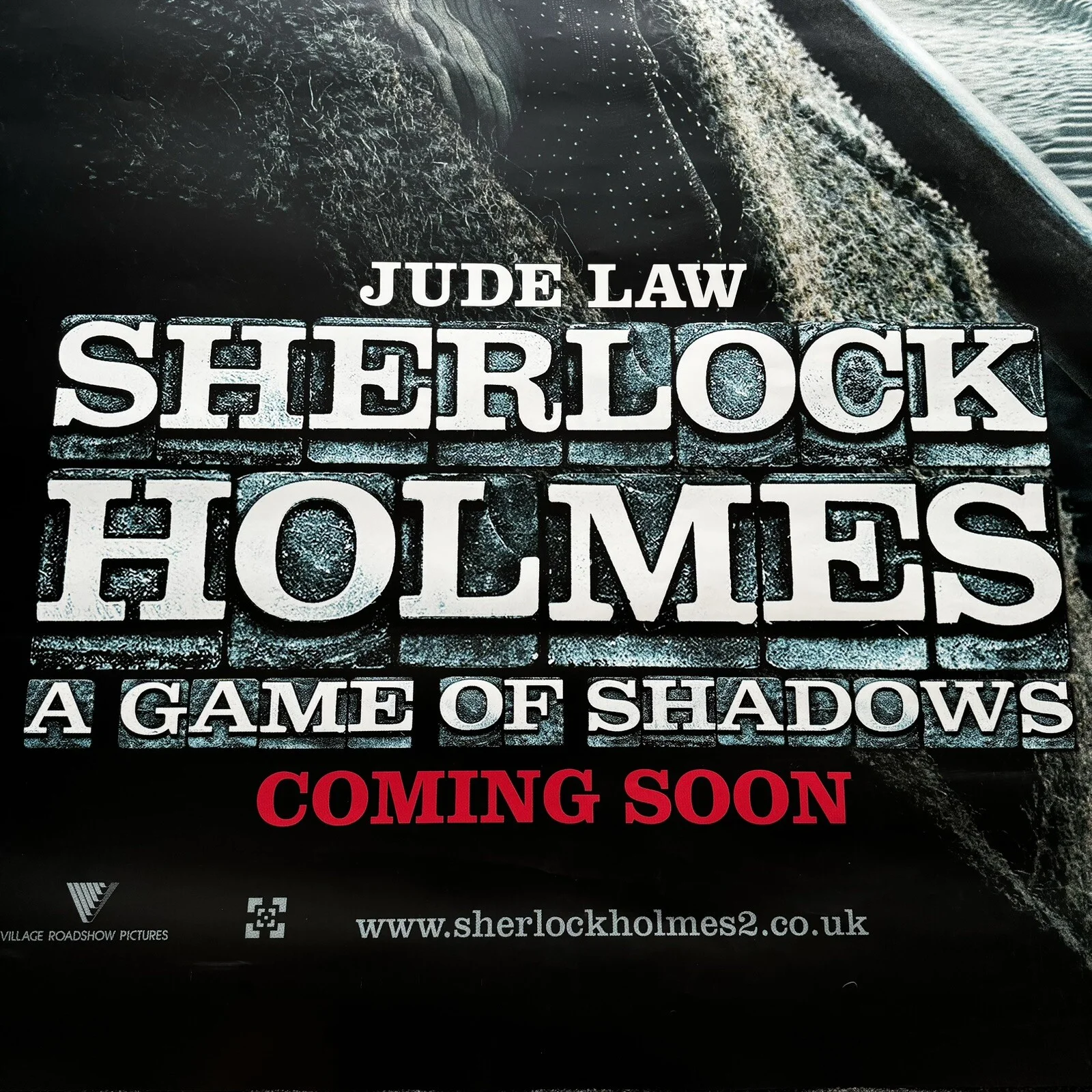 Cinema Promo Poster Sherlock Holmes A Game Of Shadows 2011 60”x95” Poster, изображение 4