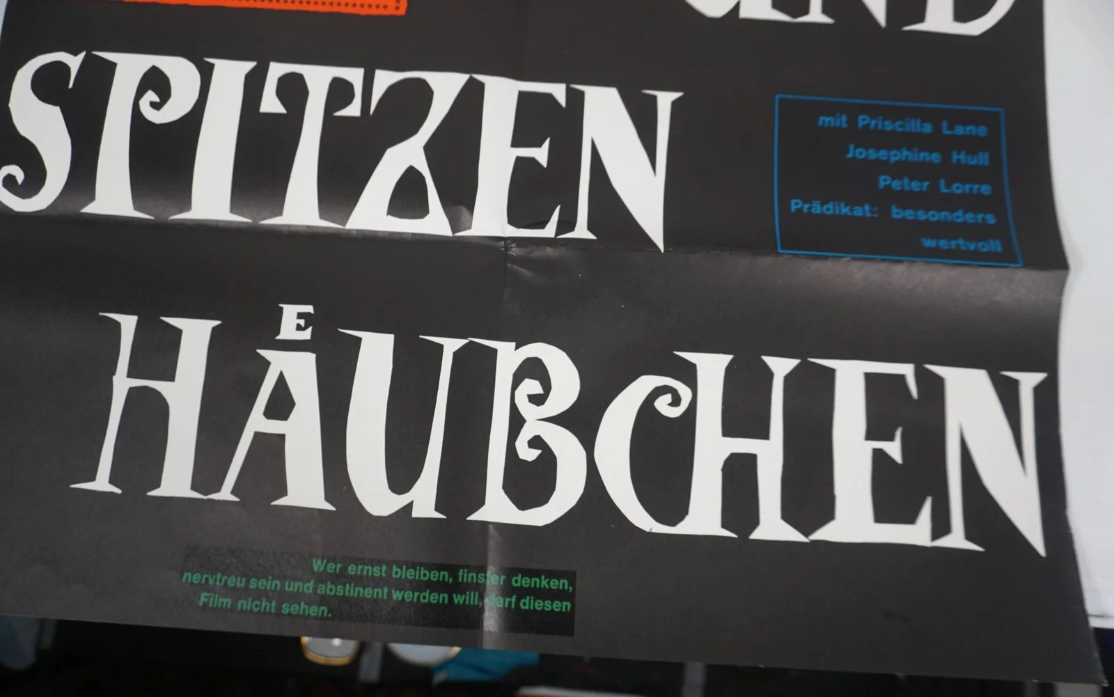 Vintage Film Poster Arsen und Spitzenhäubchen Atlas Film Cary Grant ca. 83x59 cm, изображение 5
