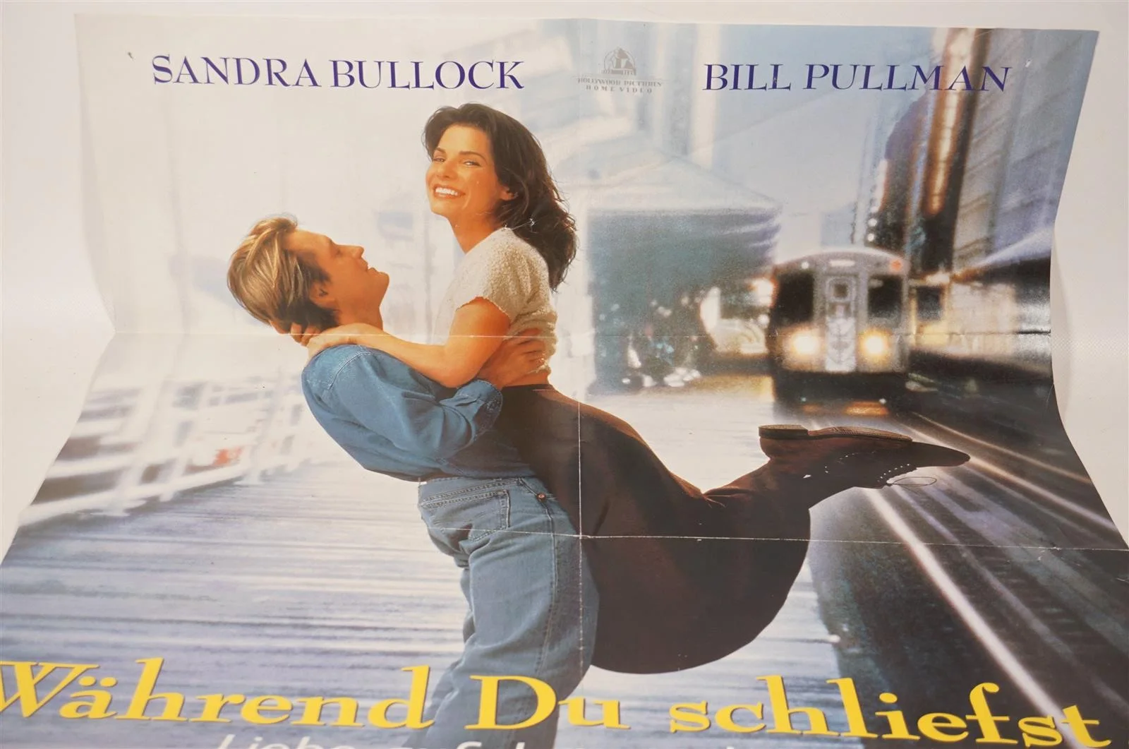 Vintage Film Poster While You Were Sleeping Sandra Bullock Bill Pullman 84x60 cm, image 2