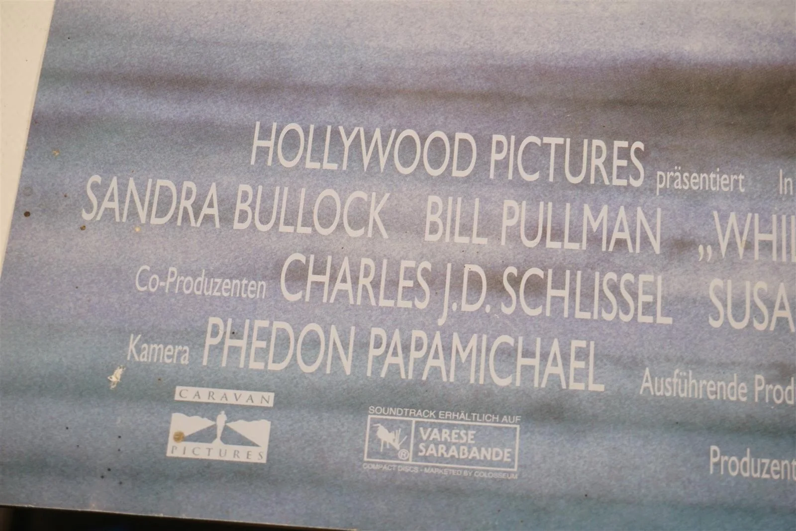 Vintage Film Poster While You Were Sleeping Sandra Bullock Bill Pullman 84x60 cm, image 4