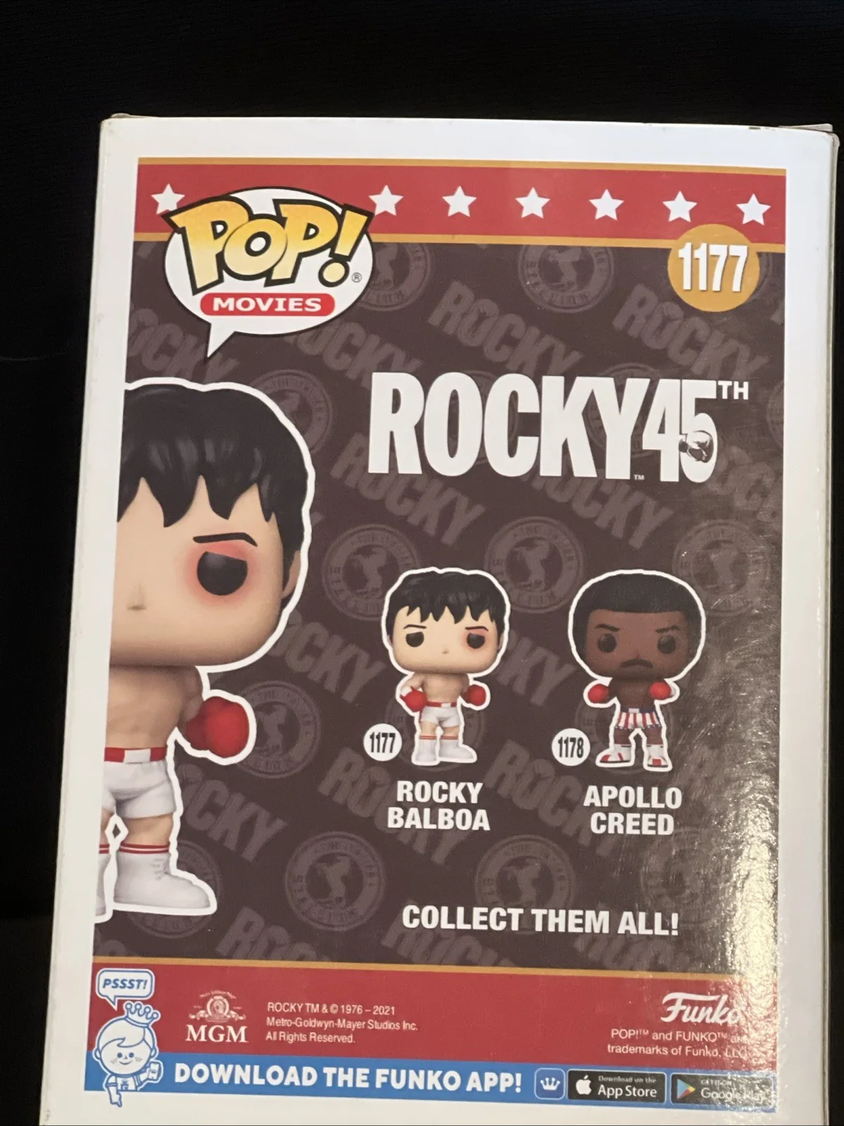Sylvester Stallone — Sylvester Stallone Signed Autograph Funko Pop "Rocky Balboa" COA holo, изображение 4