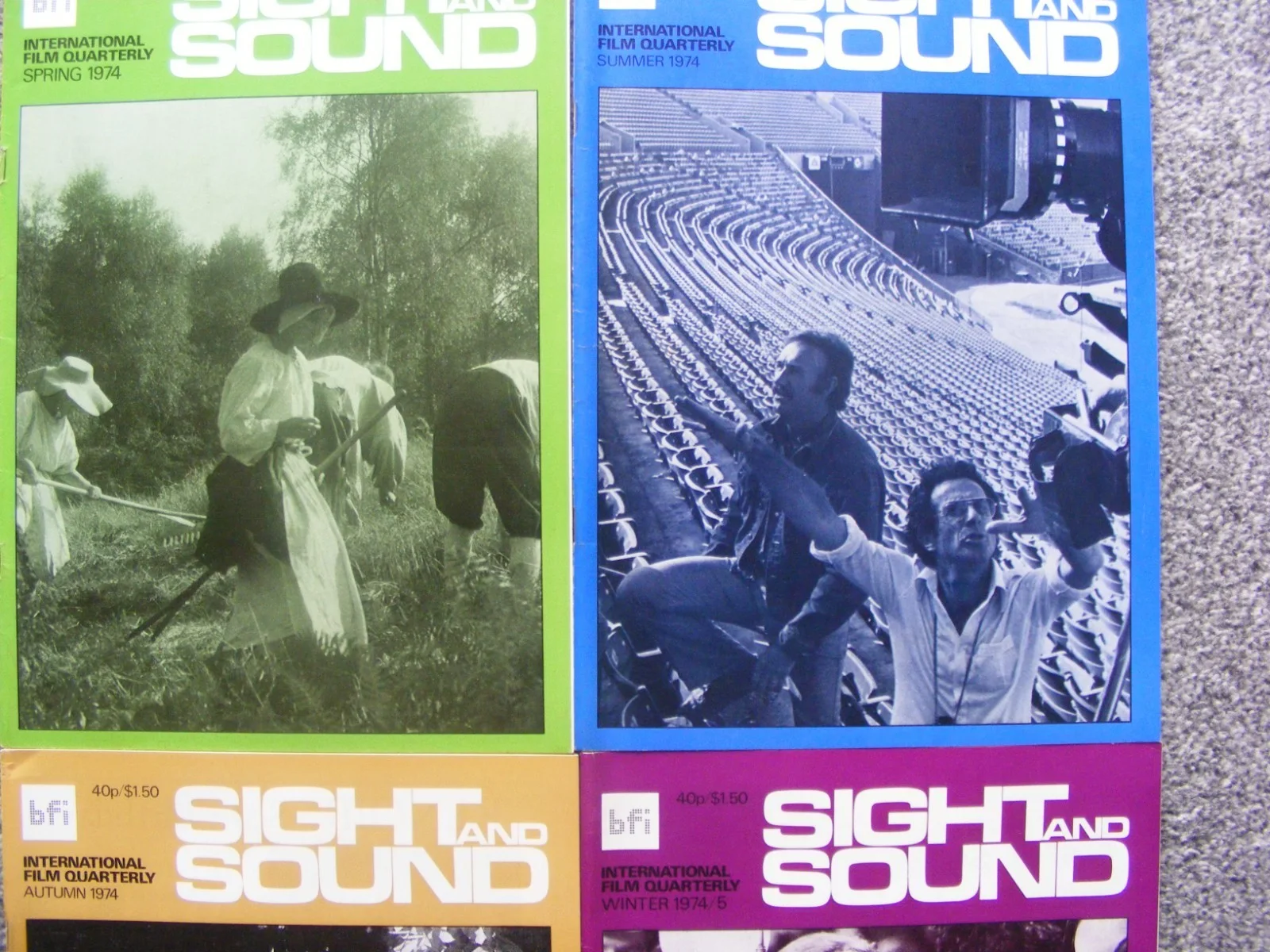 vintage 1974 sight and sound magazines, british film institute; the exorcist, ba, изображение 2