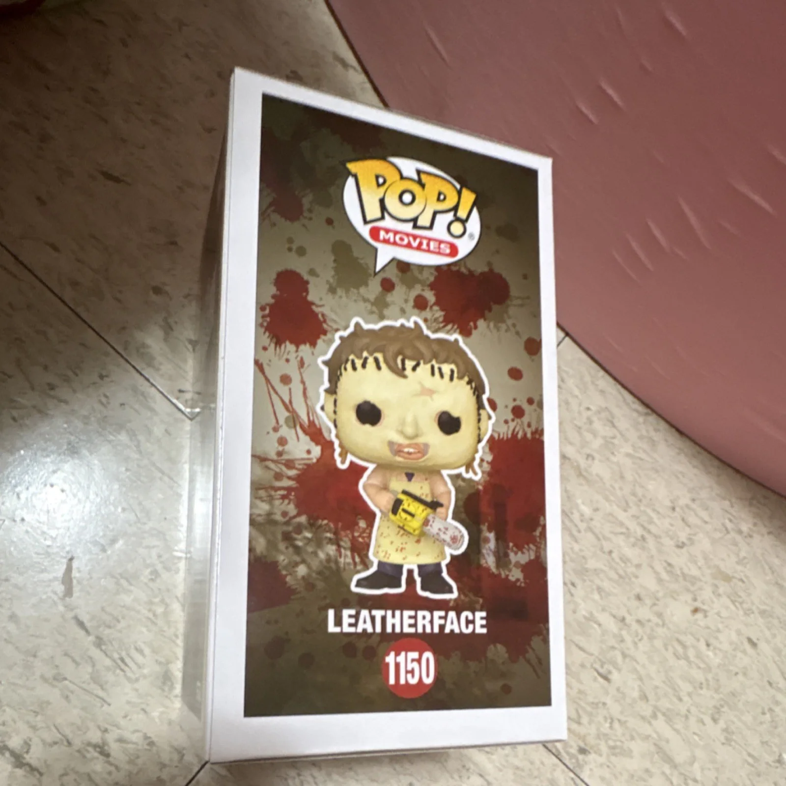 Funko Pop Leatherface #1150 Texas Chainsaw Massacre ThatHorrorCon Autographed, image 4