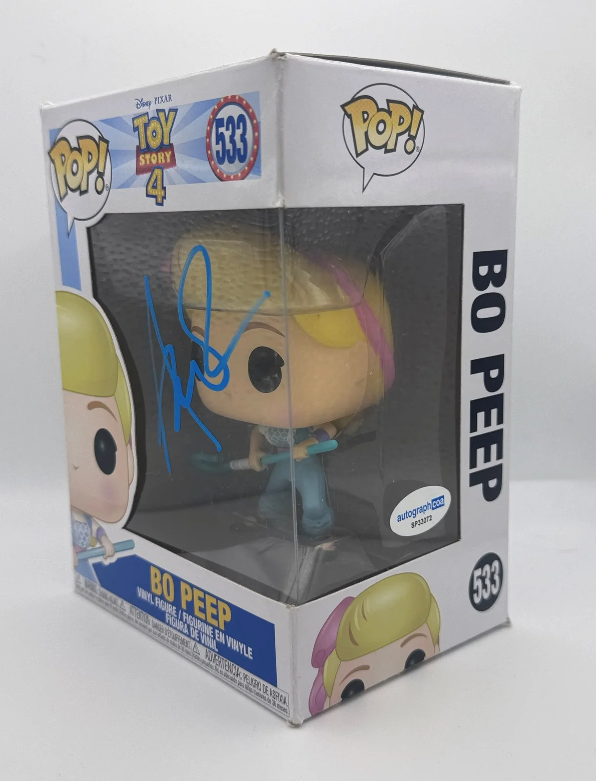 Annie Potts — Annie Potts "Toy Story 4" AUTOGRAPH Signed 'Bo Peep' 533 Funko Pop Figure ACOA, изображение 2