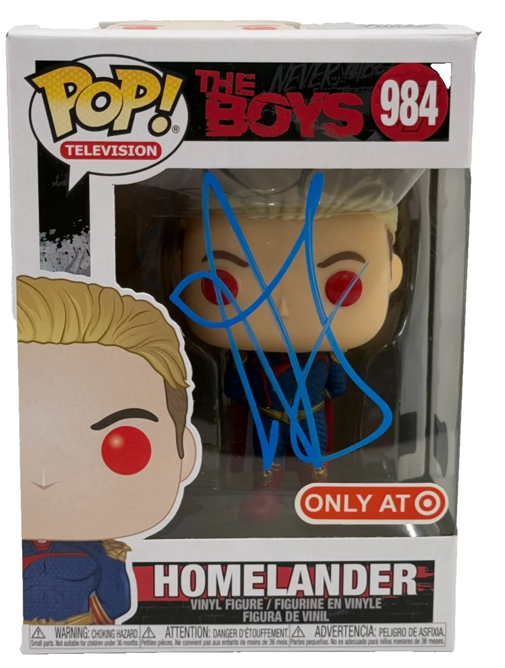 Antony Starr — Antony Starr Signed Homelander Funko The Boys Authentic Autograph Beckett