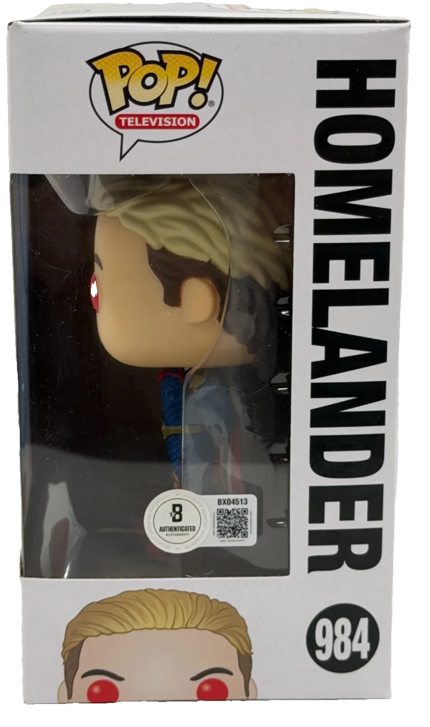 Antony Starr — Antony Starr Signed Homelander Funko The Boys Authentic Autograph Beckett, изображение 2
