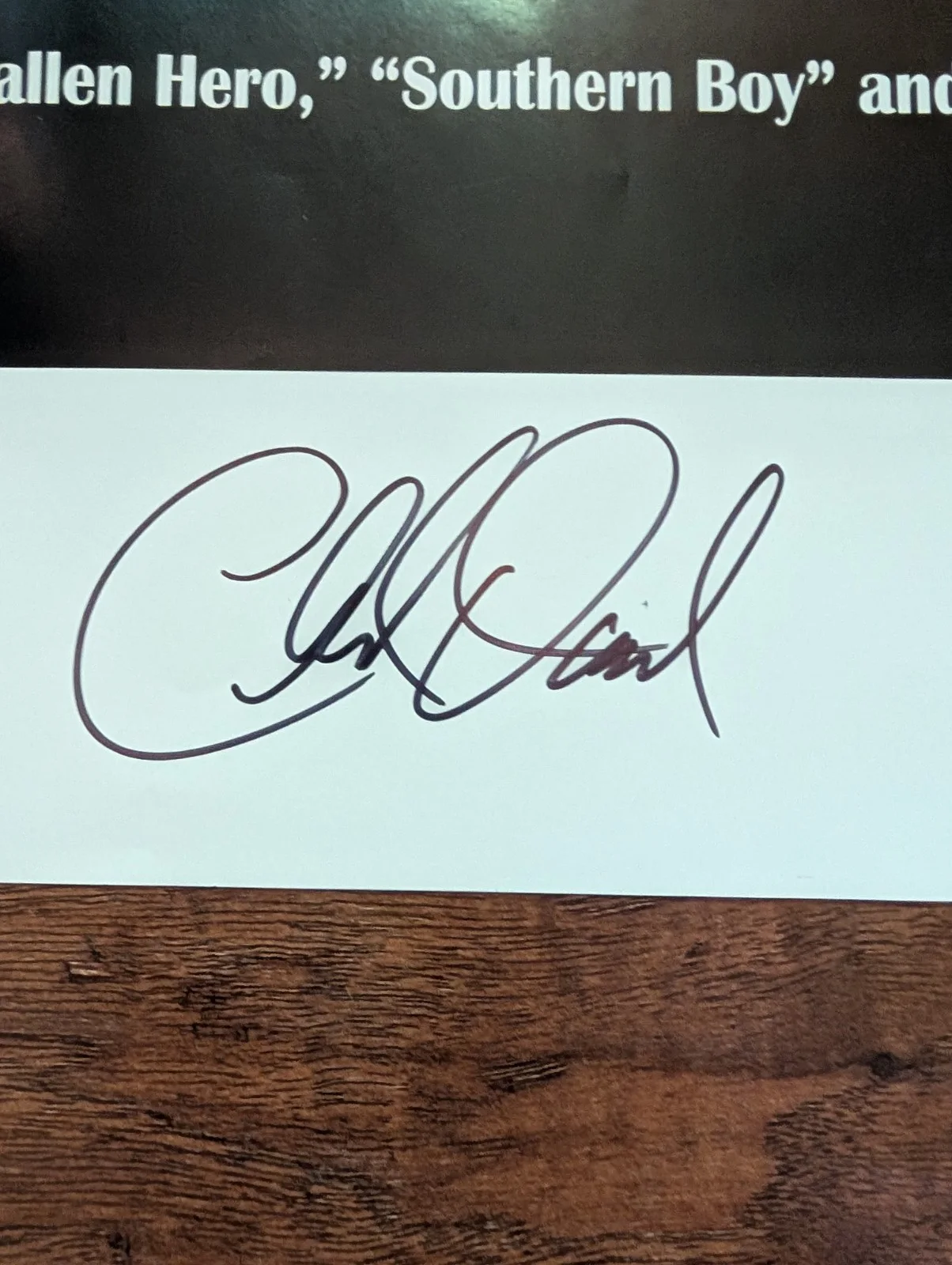 autographed Charlie Daniels Band "Redneck Fiddlin' Man" Poster 18x24, изображение 2
