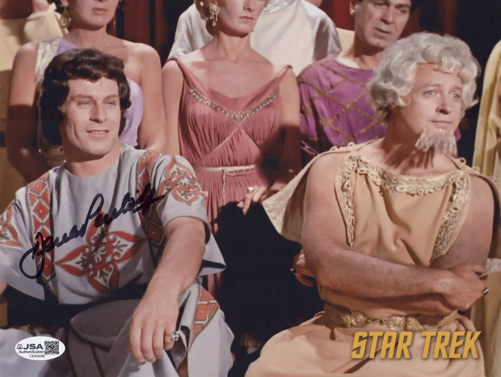 DEREK PARTRIDGE — DEREK PARTRIDGE Signed STAR TREK 8x10 Photo DIONYD Autograph JSA COA CERT