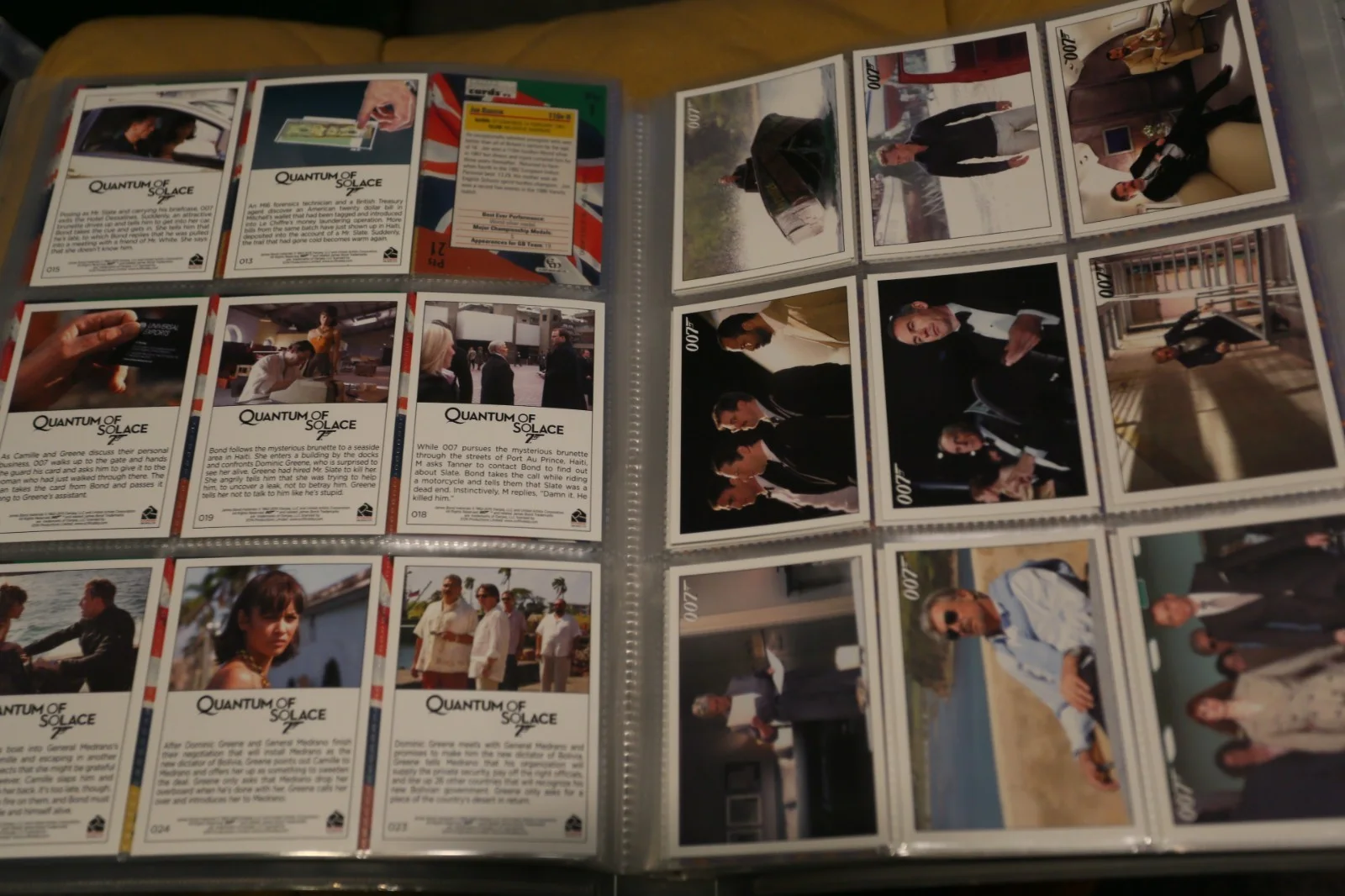 JAMES BOND 007 QUANTUM OF SOLACE BIG COLLECTION ORIGINAL TRADING CARDS, изображение 2
