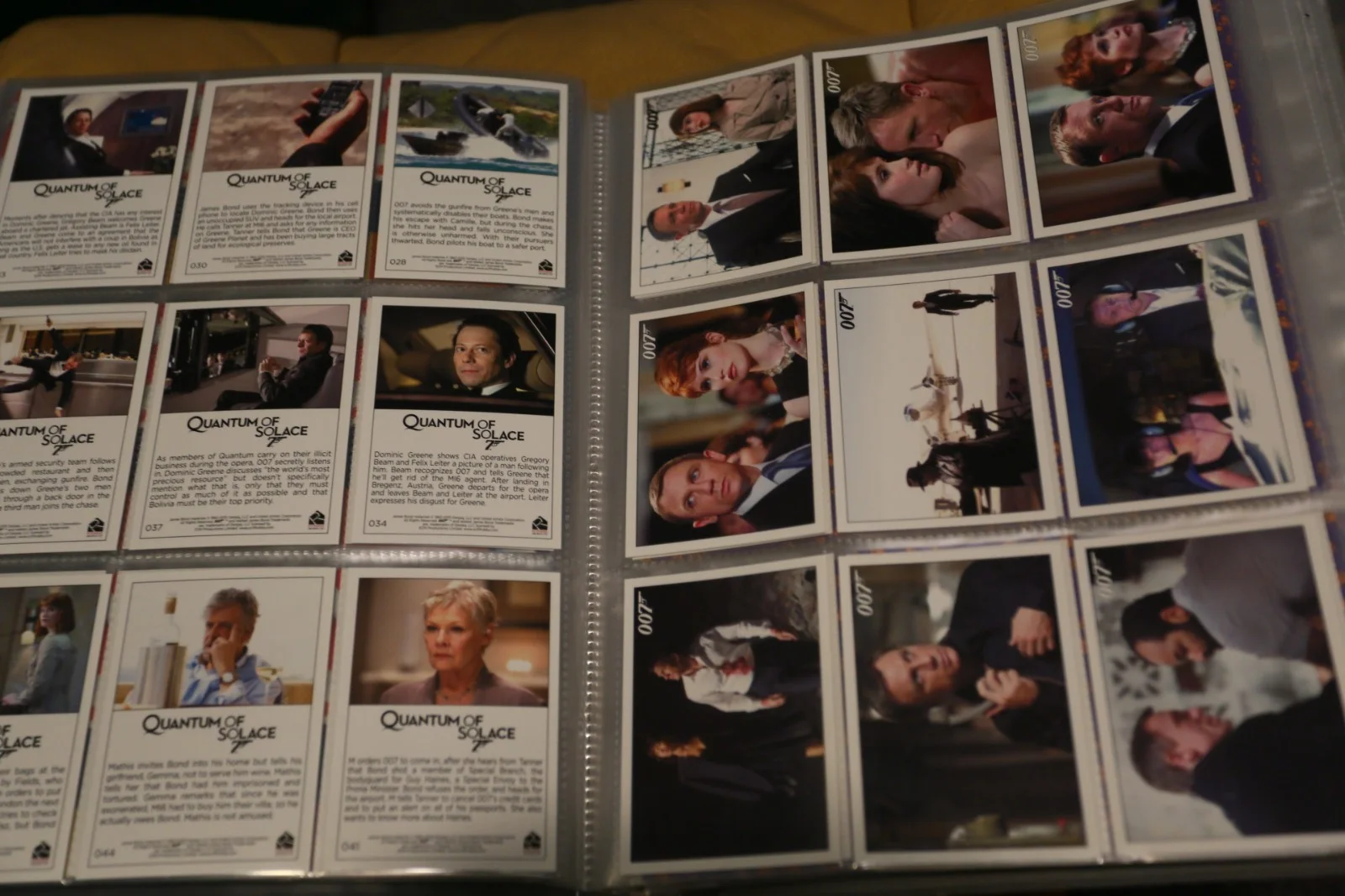 JAMES BOND 007 QUANTUM OF SOLACE BIG COLLECTION ORIGINAL TRADING CARDS, изображение 3