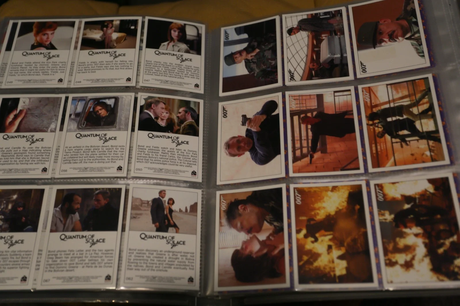 JAMES BOND 007 QUANTUM OF SOLACE BIG COLLECTION ORIGINAL TRADING CARDS, изображение 4