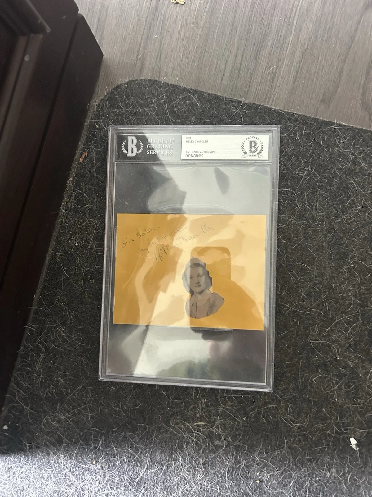 Helen Chandler Signed Cut. Dracula. Beckett Authentication And Encapsulated Coa, image 3