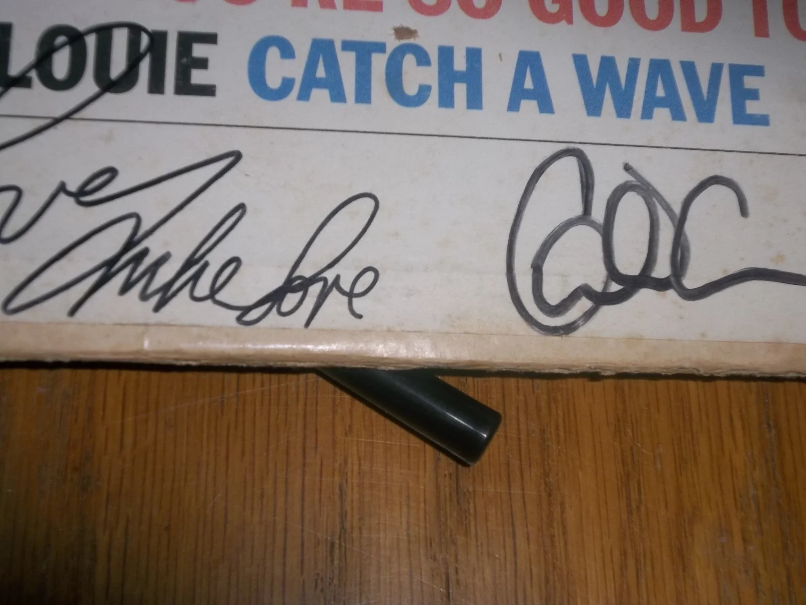 Original Hand Signed by all 5 "Best of the Beach Boys" albumi, изображение 3