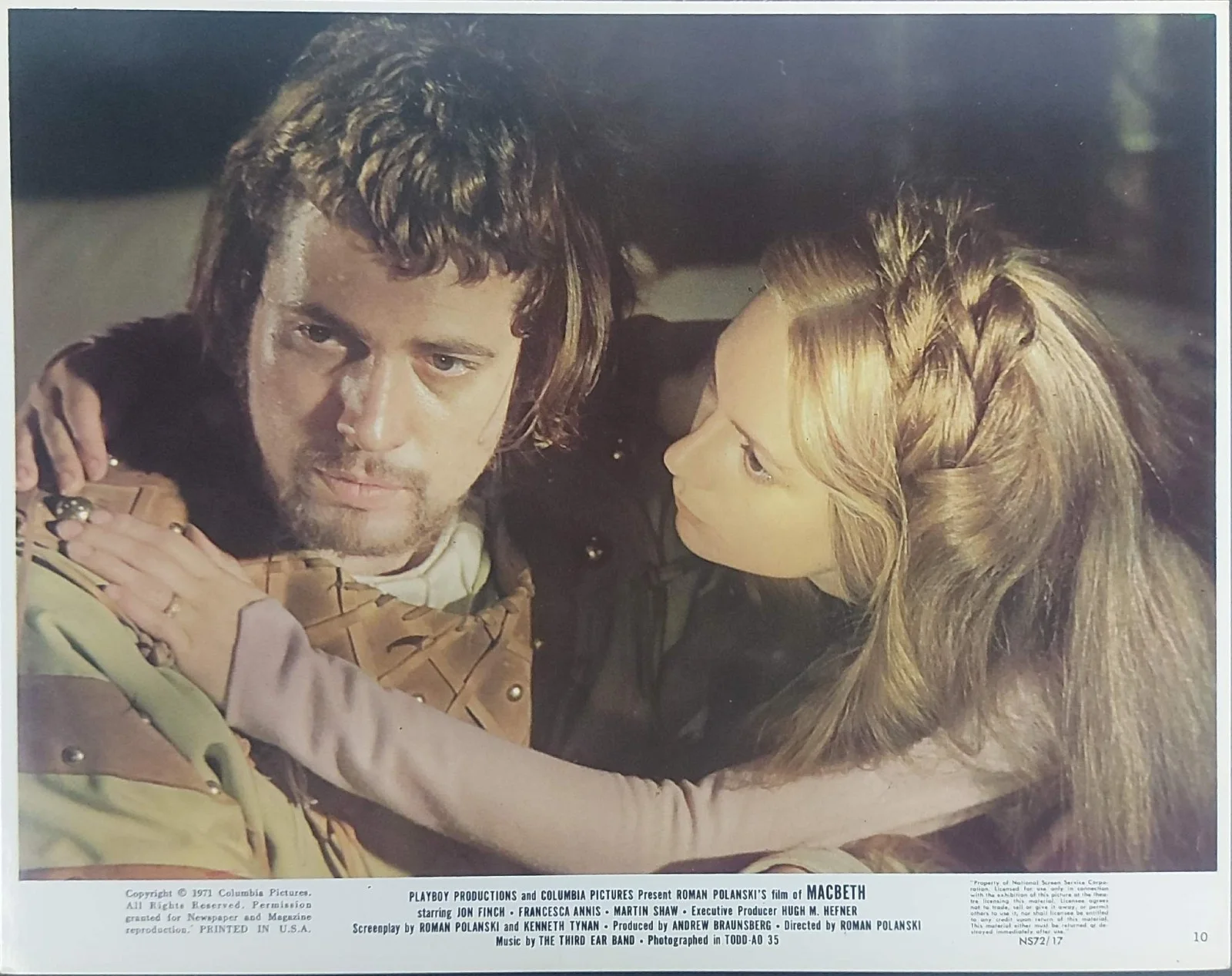 MACBETH ORIGINAL UK FOH LOBBY CARDS SET 1971, image 5