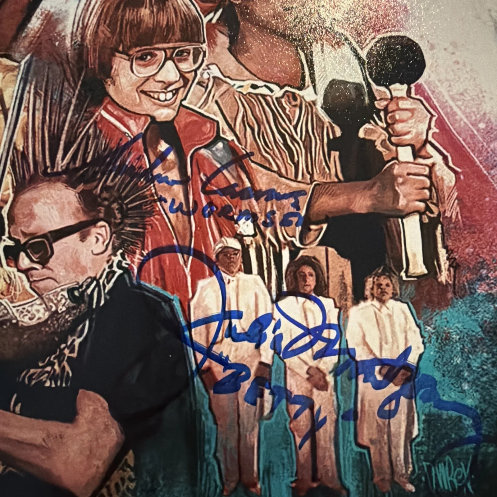 Revenge Of The Nerds cast signed 11x14 JSA Signed by 7 Lambda Lambda Lambda, image 5