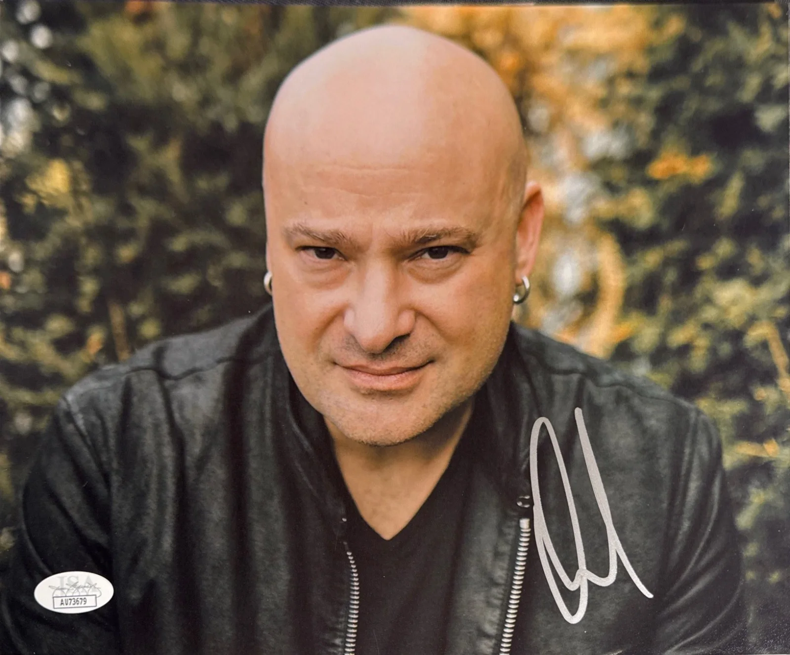 David Draiman Signed 8x10 Disturbed Singer JSA AU73679, image 2