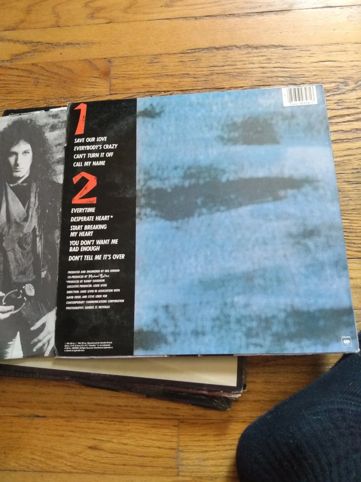 MICHAEL BOLTON Everybody's Crazy heavy rock 1985 LP, изображение 3